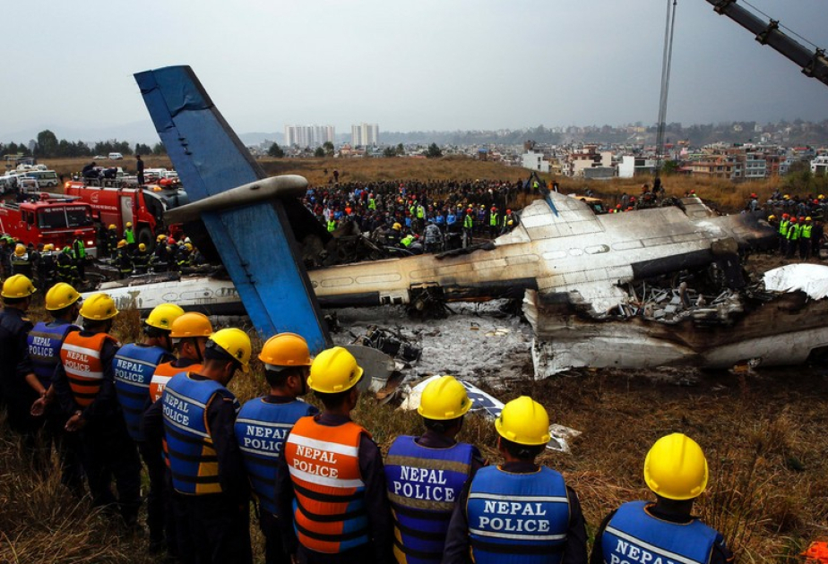 Plane crashes at airport in Nepal’s capital just after takeoff, killing 18 people and injuring pilot