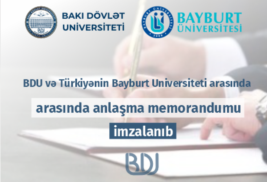 Baku State University and Türkiye's Bayburt University ink MoU
