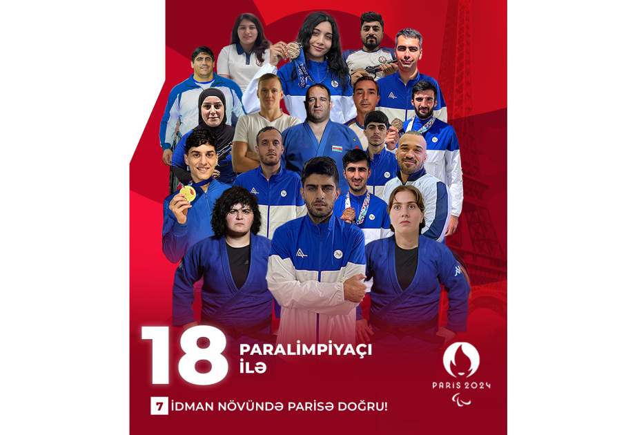 Azərbaycan millisi Paralimpiya Oyunlarında ilk dəfə 7 idman növündə təmsil olunacaq