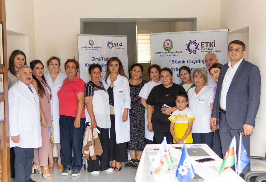Səhiyyə Nazirliyi Ağdərə rayonunda kardioloji müayinələr təşkil edib