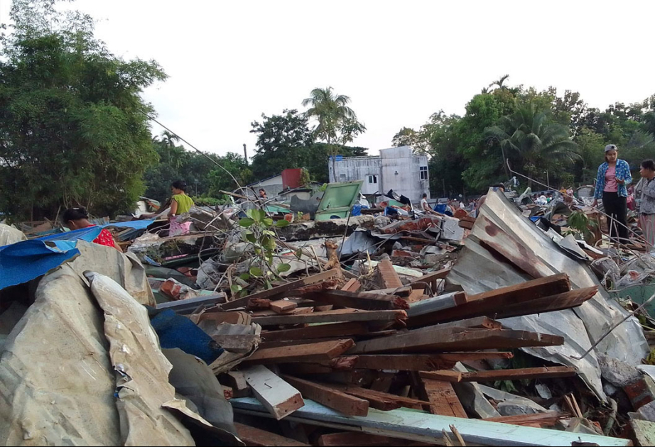 Myanmanın Yanqon əyalətində tornado nəticəsində 71 ev dağılıb