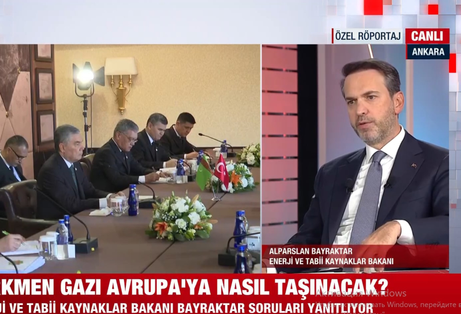 Nazir Alparslan Bayraktar: Azərbaycan və İran vasitəsilə 2 milyard kubmetrə qədər türkmən qazı alacağımızı proqnozlaşdırırıq
