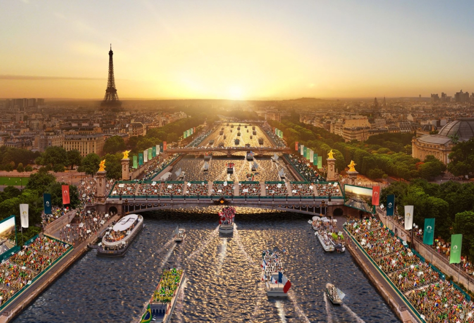 Eröffnungsfeier der XXXIII. Olympischen Spiele in Paris