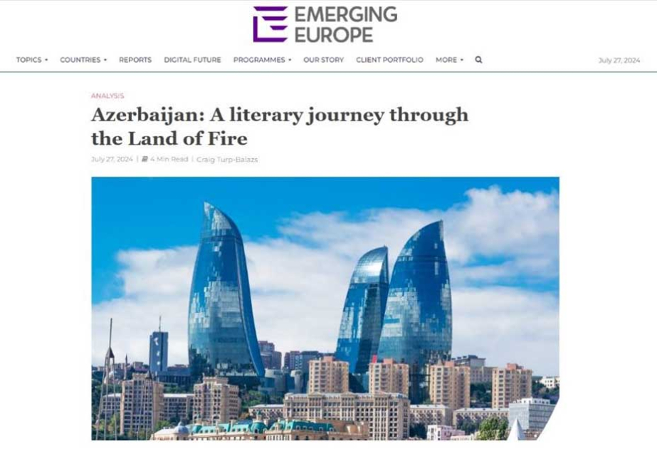 Emerging Europe приглашает совершить литературное путешествие по Азербайджану