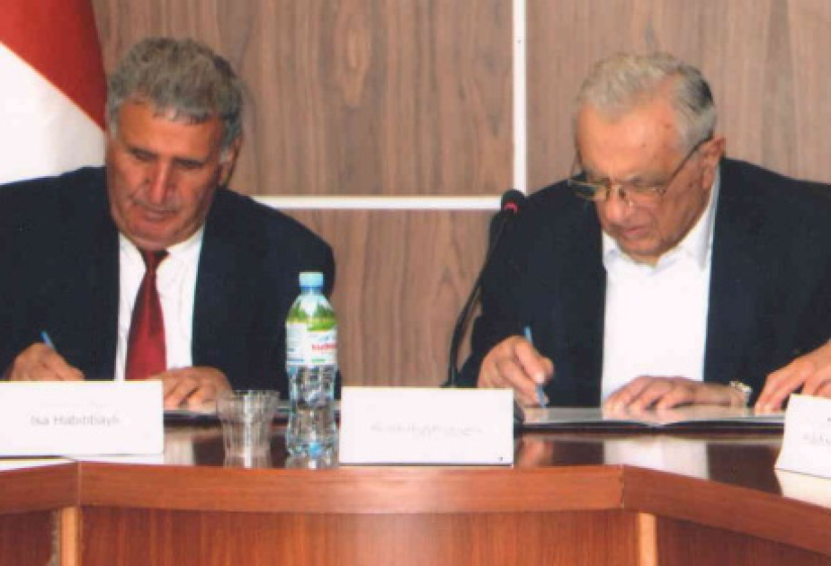 AMEA ilə Gürcüstan Milli Elmlər Akademiyası arasında əməkdaşlıq memorandumu imzalanıb