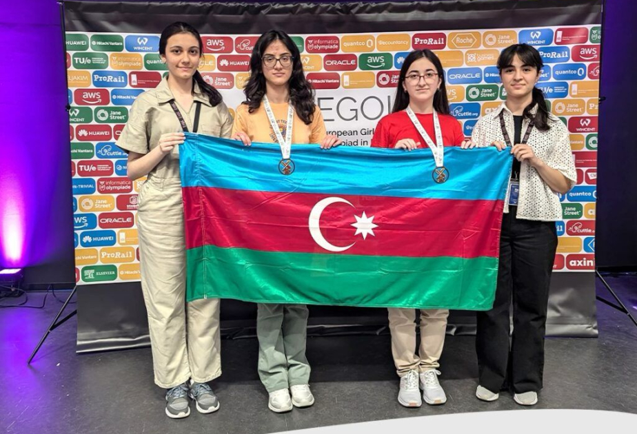 Avropa Qızlar İnformatika Olimpiadasında məktəblilərimiz uğurla çıxış ediblər
