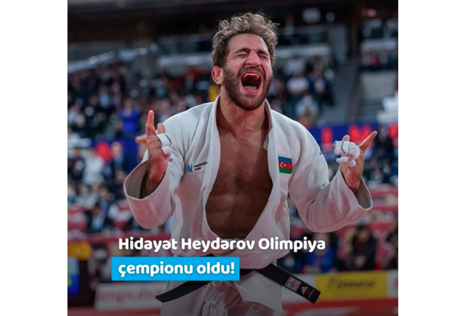 First Vice-President Mehriban Aliyeva shared post on Hidayat Heydarov's crowning Olympic champion