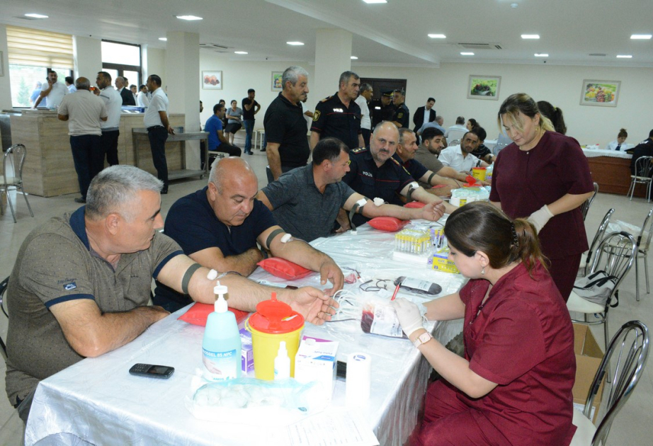 Tərtərdə “Talassemiyasız həyat naminə” proqramı çərçivəsində qanvermə aksiyası keçirilib