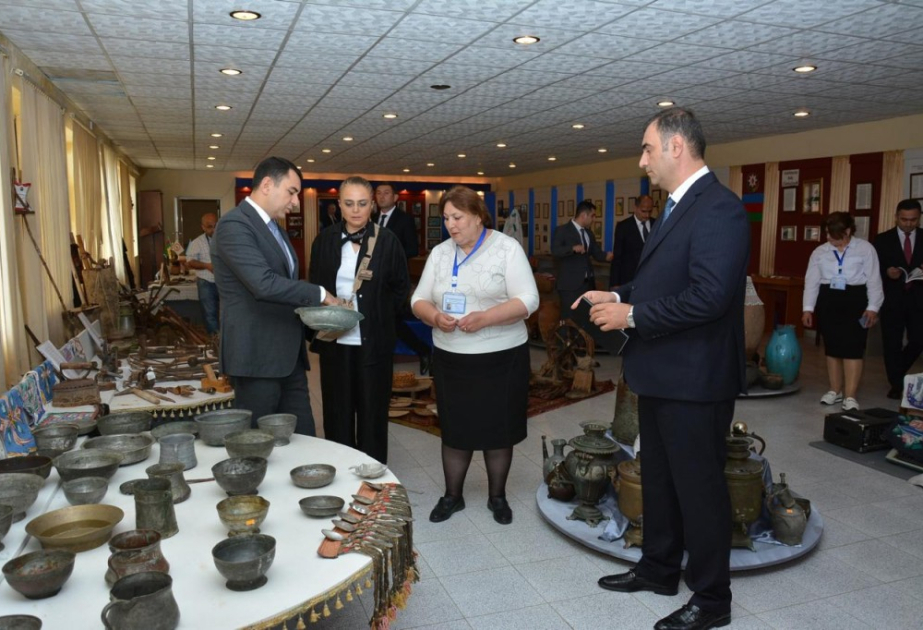 Mədəniyyət naziri Gədəbəydə müəssisələrə baxış keçirib