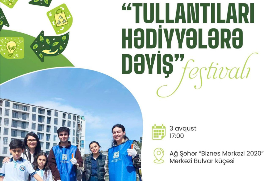 Azərbaycanda növbəti dəfə “Tullantıları hədiyyələrə dəyiş” festivalı keçiriləcək