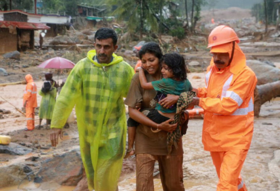 Inde : le bilan des glissements de terrain dépasse les 150 morts