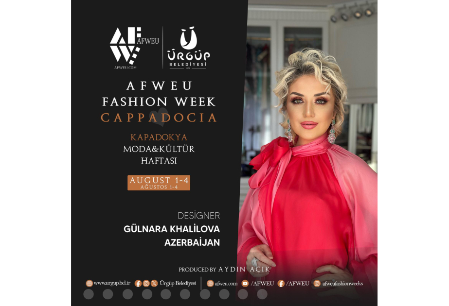 Gülnarə Xəlilovanın əsərləri Kapadokya Moda və Mədəniyyət həftəsi çərçivəsində təqdim olunacaq