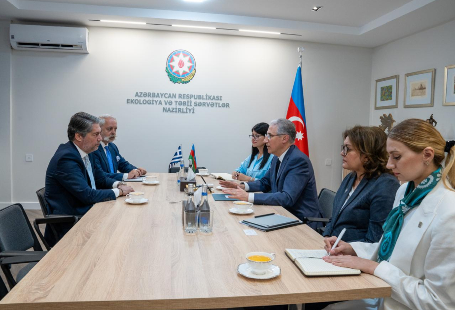 L’ambassadeur de Grèce en Azerbaïdjan informé des préparatifs de la COP29