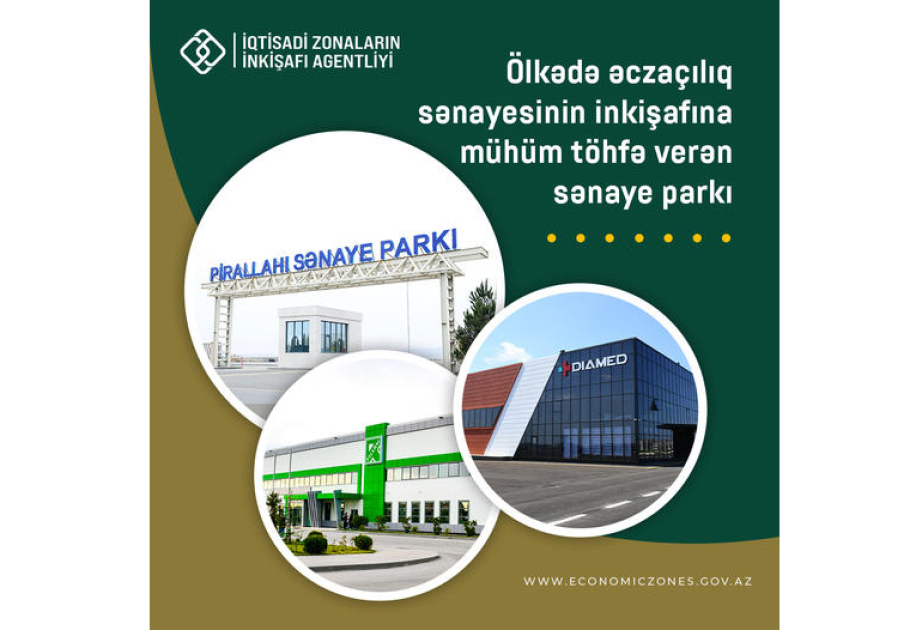 Pirallahı Sənaye Parkında 53 milyon manatlıq məhsul satışı həyata keçirilib