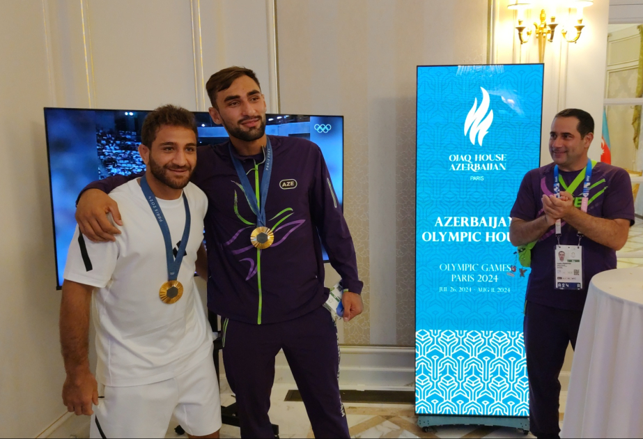 Paris-2024: “Azərbaycan Olimpiya Evi”ndə cüdo üzrə Olimpiya çempionlarımızla görüş olub VİDEO