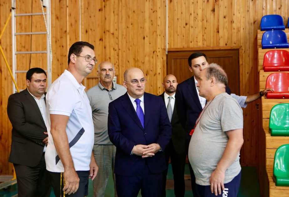 Şahin Bağırov “Murov Az Terminal” voleybol klubunun təlim-məşq bazasında