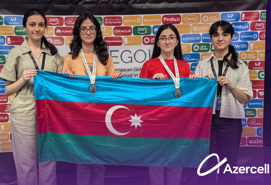 ®  Azerbaijani schoolgirls win medals at European Girls' Informatics Olympiad