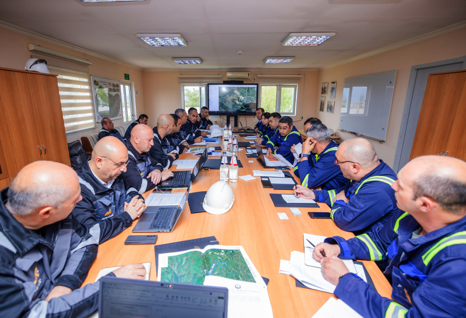 Рабочая группа AzerGold провела осмотр месторождений в Гядабее в рамках Соглашения о распределении добычи