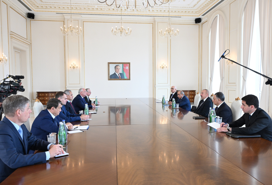 阿塞拜疆总统会见俄罗斯联邦安全会议秘书