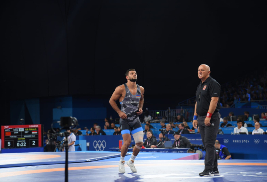 Azerbaijani Greco-Roman wrestler advances to Paris 2024 semifinals