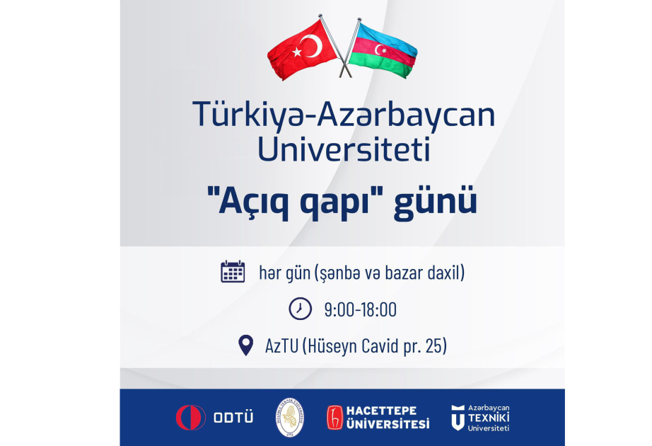 Türkiyə-Azərbaycan Universiteti ilə bağlı “Açıq qapı” günü keçirilir