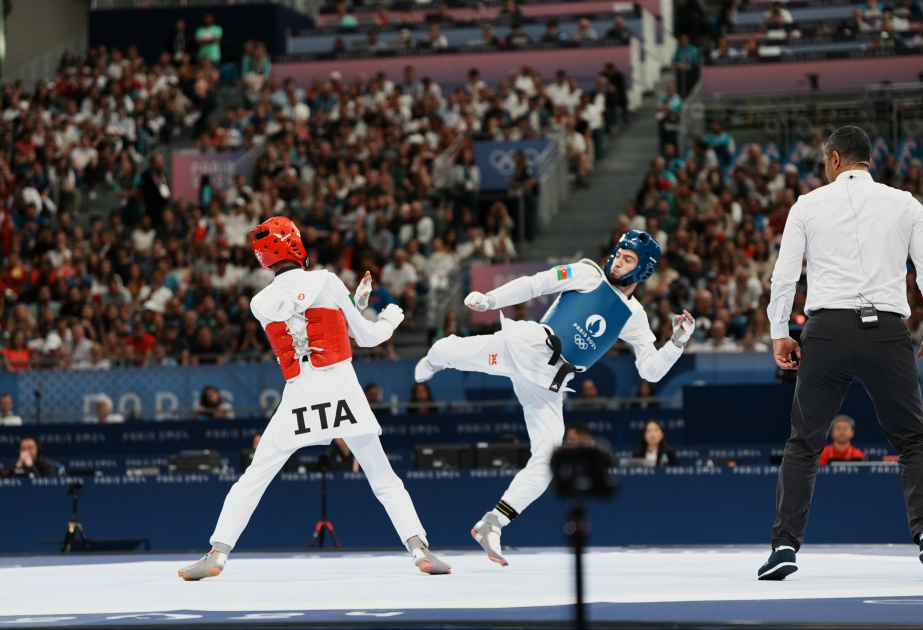 Azərbaycan taekvondoçusu Paris Olimpiadasında finala yüksəlib VİDEO