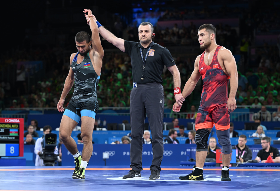 Azerbaijani wrestler claims Olympic bronze