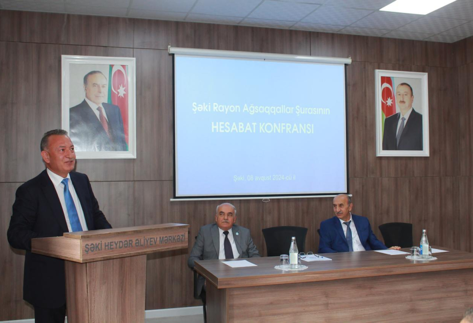 Şəki Rayonu Ağsaqqallar Şurasının hesabat konfransı keçirilib