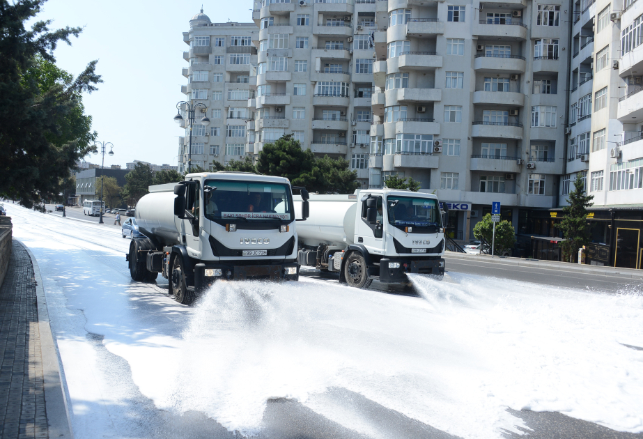 Paytaxtda növbəti dəfə geniş təmizlik işləri aparılıb YENİLƏNİB VİDEO