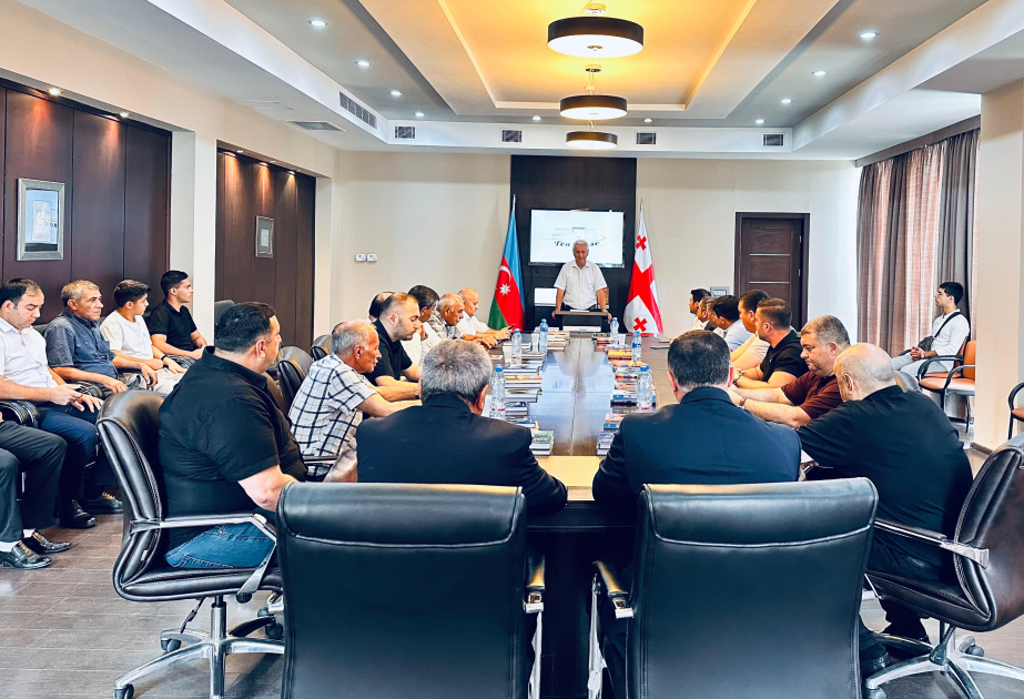 Marneulidə görkəmli Azərbaycan alimi ilə görüş keçirilib