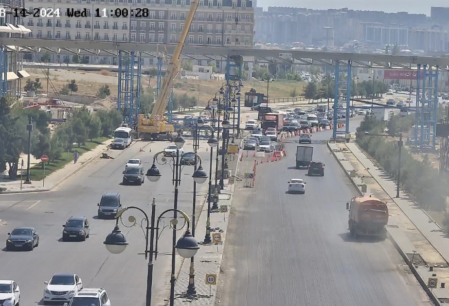 Bakıda hazırda hansı yollarda məhdudiyyətlərin olduğu və təmir işlərinin aparıldığı açıqlanıb