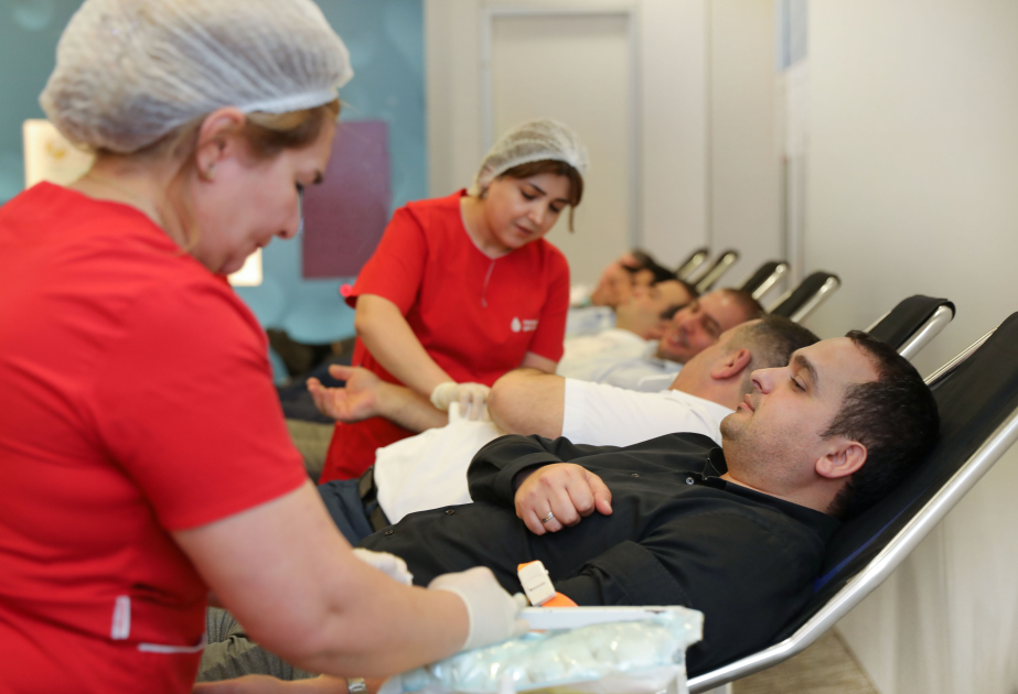 SOCAR-da növbəti qanvermə aksiyası keçirilib