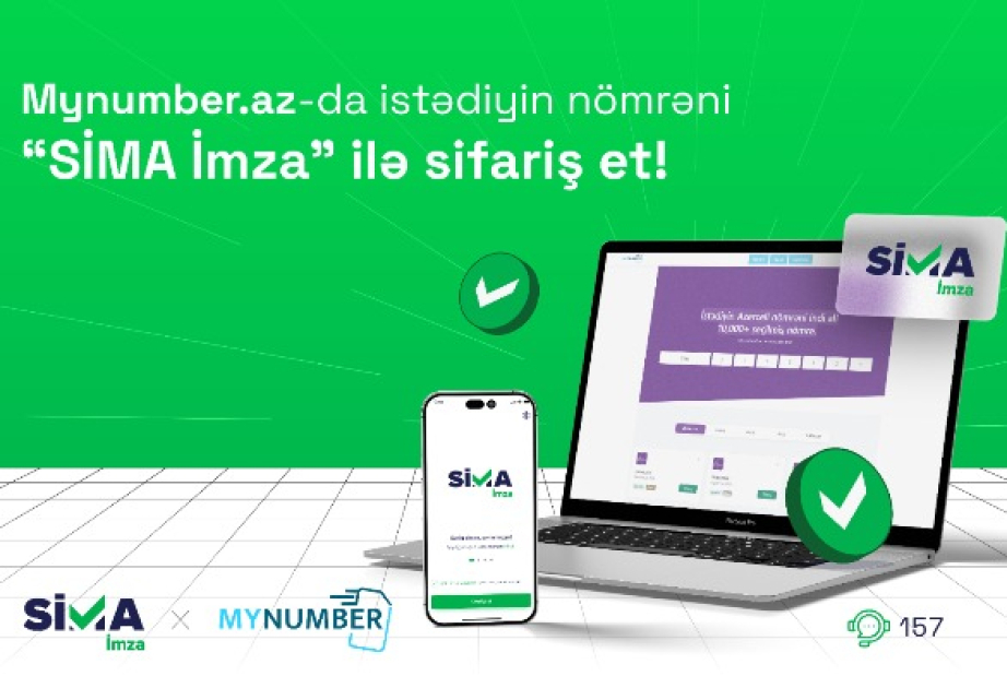 ®  “Mynumber.az”da istədiyin nömrəni “SİMA İmza” ilə sifariş et!