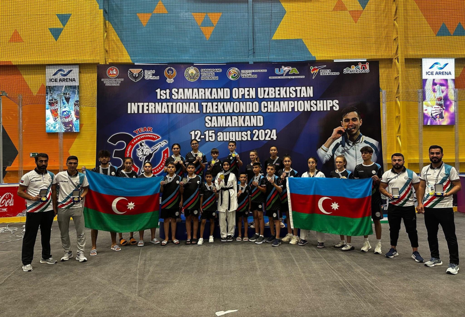 Azərbaycan taekvondoçuları beynəlxalq turnirdə 12 medal qazanıblar