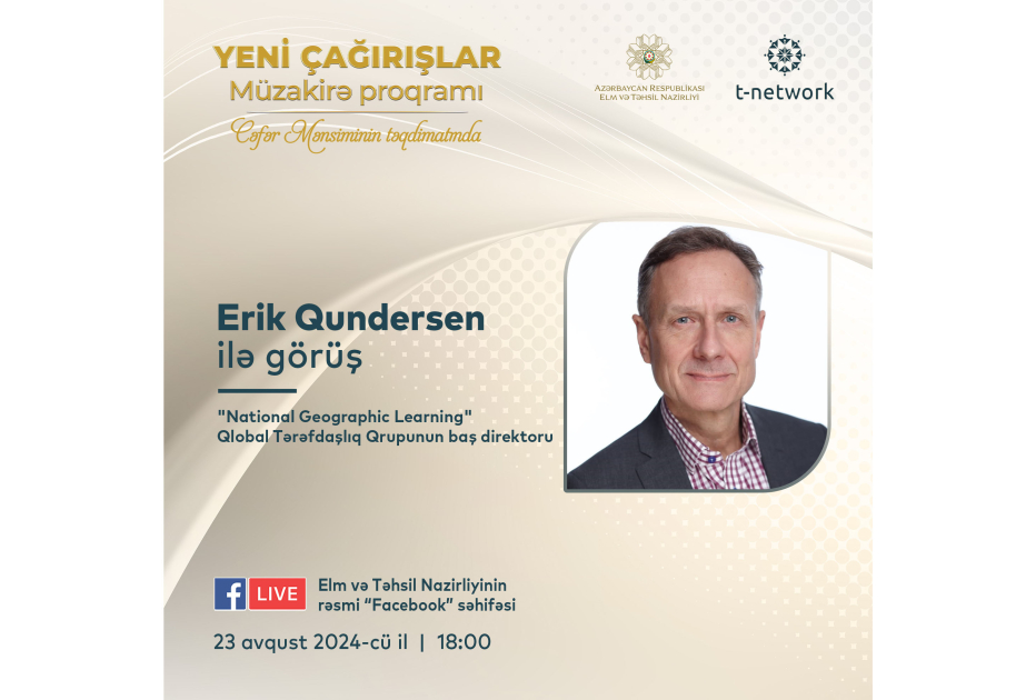 “National Geographic Learning”in baş direktoru “Yeni çağırışlar”da