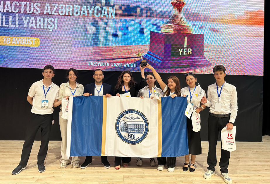 BDU-nun komandası “Enactus” Azərbaycan Milli Yarışmasında III yeri tutub