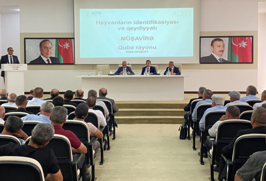 Quba rayonunda heyvanların identifikasiyası ilə bağlı müşavirə keçirilib