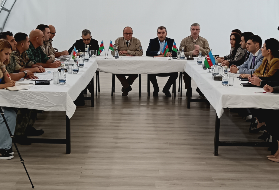 Laçında Minalardan və partlamamış hərbi sursatlardan təmizləmə üzrə İşçi qrupun iclası keçirilib