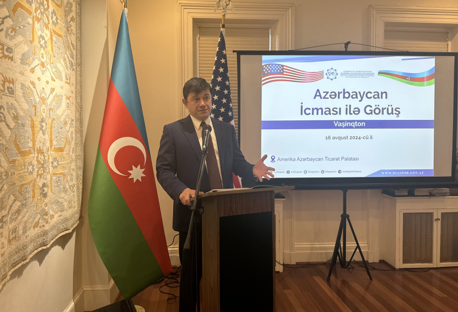 Vaşinqtonda Azərbaycan icması ilə görüş keçirilib VİDEO