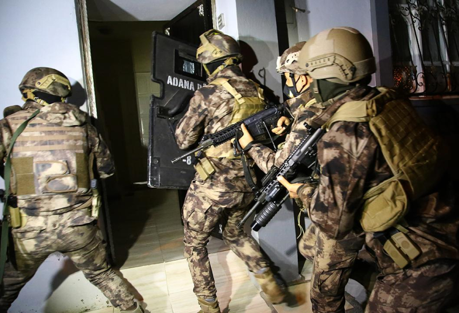 Türkiyənin 36 vilayətində terrorçularla əlaqədə şübhəli bilinən 222 şəxs saxlanılıb