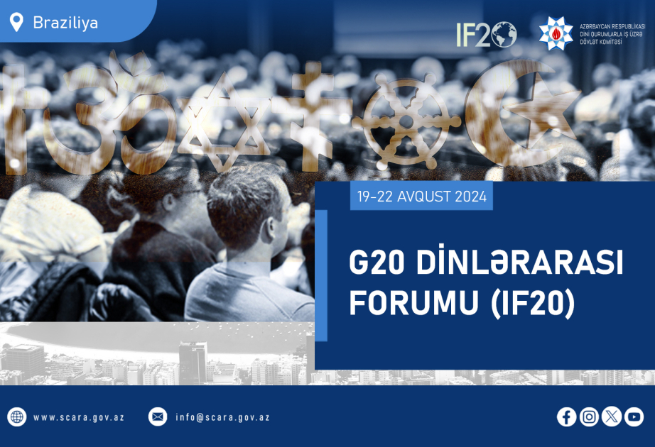 Dövlət Komitəsinin sədri G20 Dinlərarası Forumunda iştirak edəcək