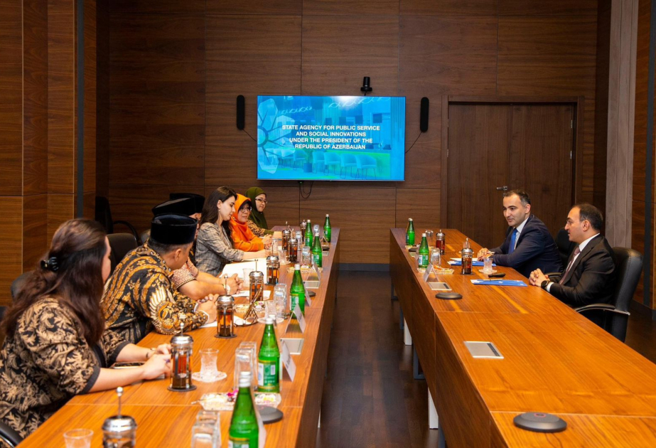 İndoneziya “ASAN xidmət”dəki innovasiyaları öyrənməyə davam edir