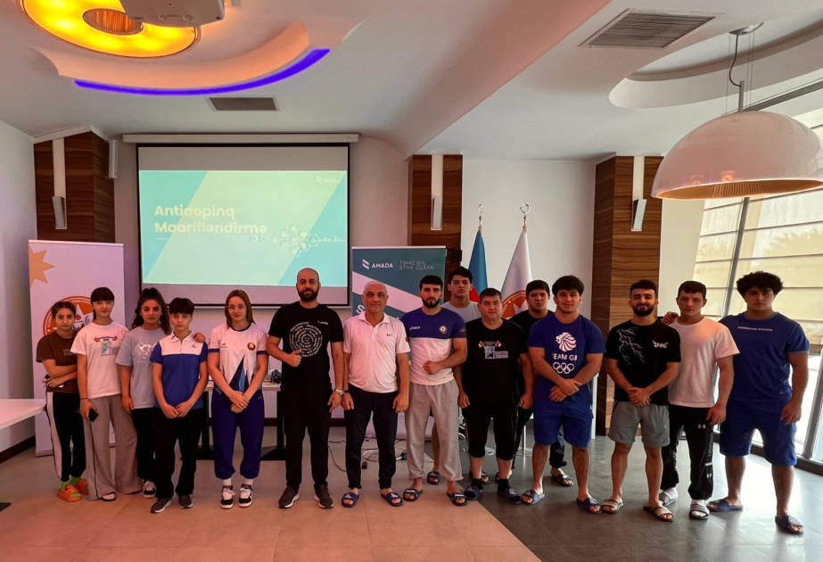 Azərbaycan ağırlıqqaldıranları üçün antidopinqlə bağlı seminar keçirilib