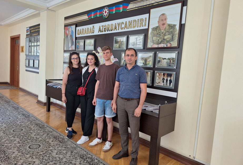 Almaniya universitetinin tələbələri Coğrafiya İnstitutunda tədqiqat aparacaqlar