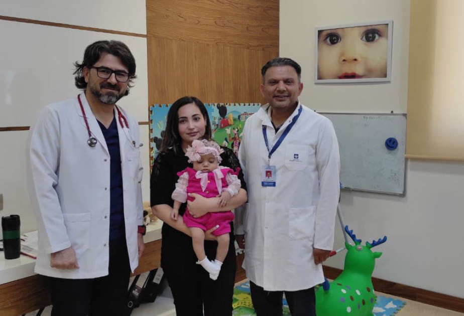 ®  Mərkəzi Gömrük Hospitalında 6 aylıq körpə üzərində qaraciyər transplantasiyası əməliyyatı uğurla aparılıb