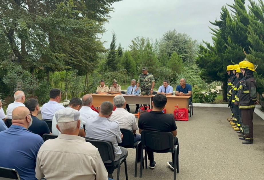 Meşələrdə yanğın təhlükəsizliyi məsələləri müzakirə olunub