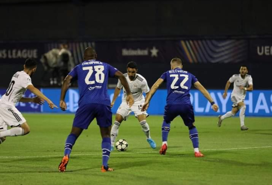 دوري أبطال أوروبا: قراباغ أغدام يخسر في مباراة الذهاب أمام دينامو زغرب