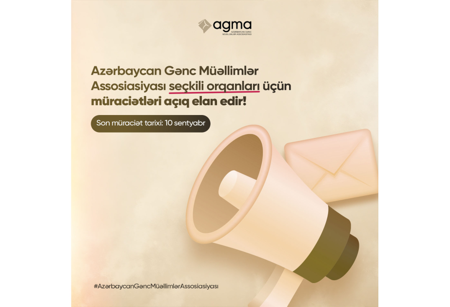 Azərbaycan Gənc Müəllimlər Assosiasiyası sədr və sədr müavinləri vəzifələrinə seçkilər keçirir