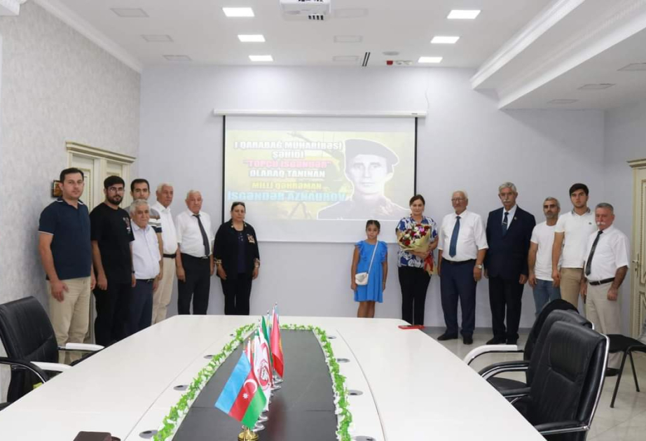 Milli Qəhrəman İsgəndər Aznaurovun xatirəsi anılıb