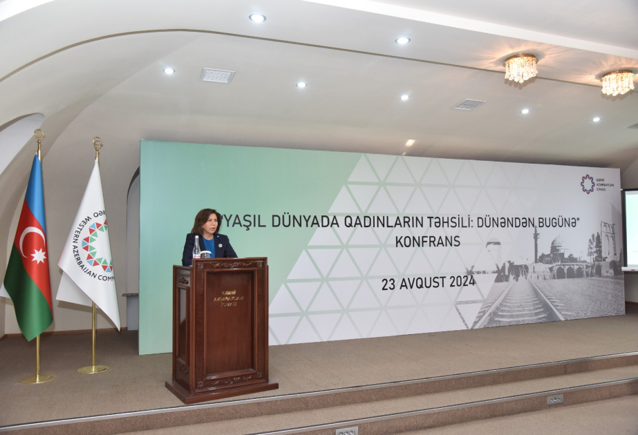 Qərbi Azərbaycan İcmasında “Yaşıl dünyada qadınların təhsili: dünəndən bu günə” mövzusunda konfrans keçirilib